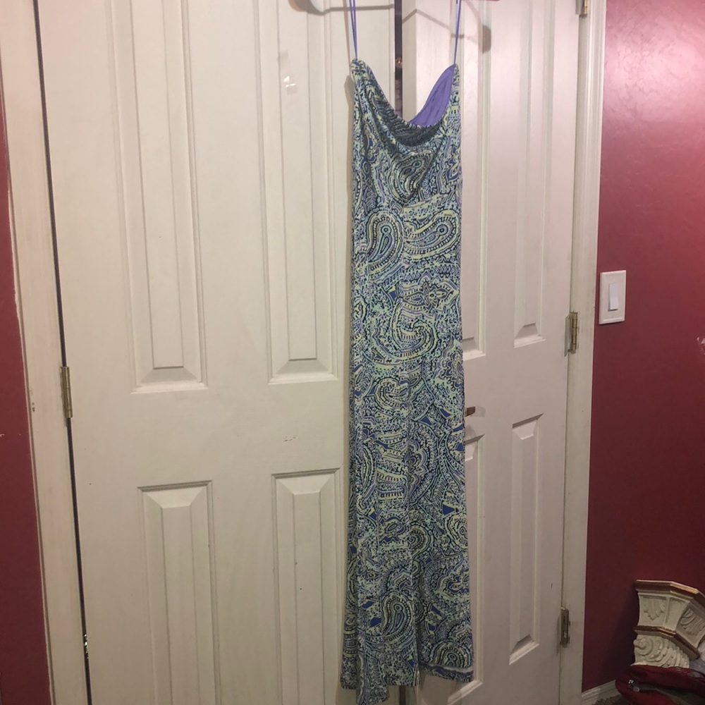 Strapless “the limited “ long maxi dress